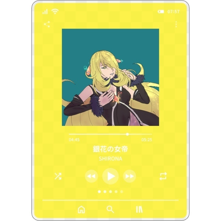 ミュージックカード(シロナver)