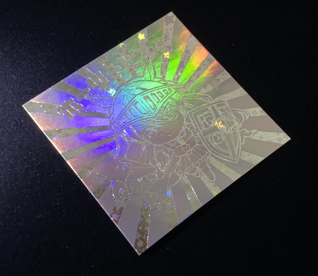 【エトセトランド】 ホーリーピンク <シルバー箔シール>