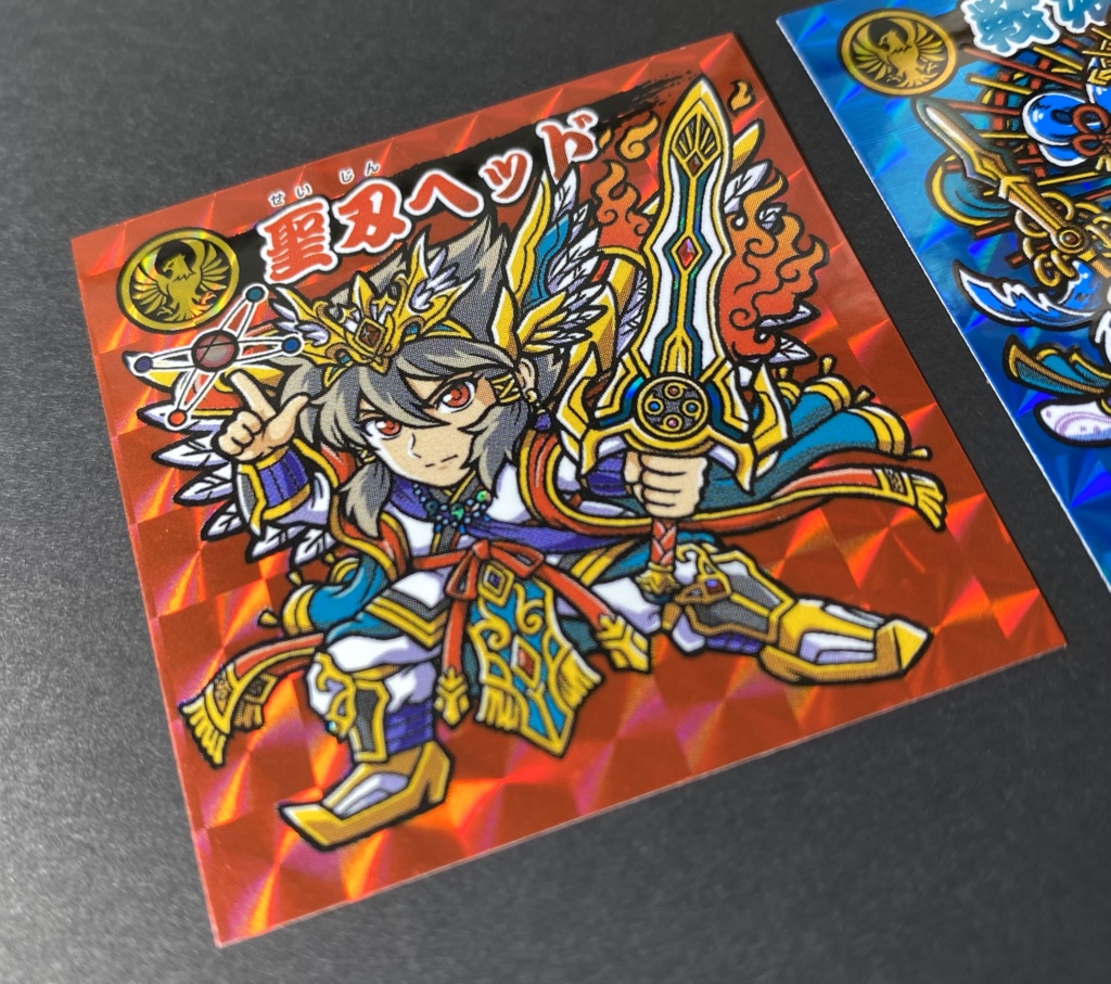 【第一弾其の壱 3枚セット】<時空パラドクス伝>カラー背景Ver. 「聖刃ヘッド」「戦姫水晶」「聖ヲグナ」