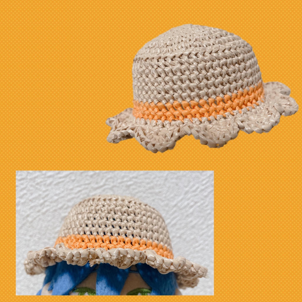 straw hat(orange)
