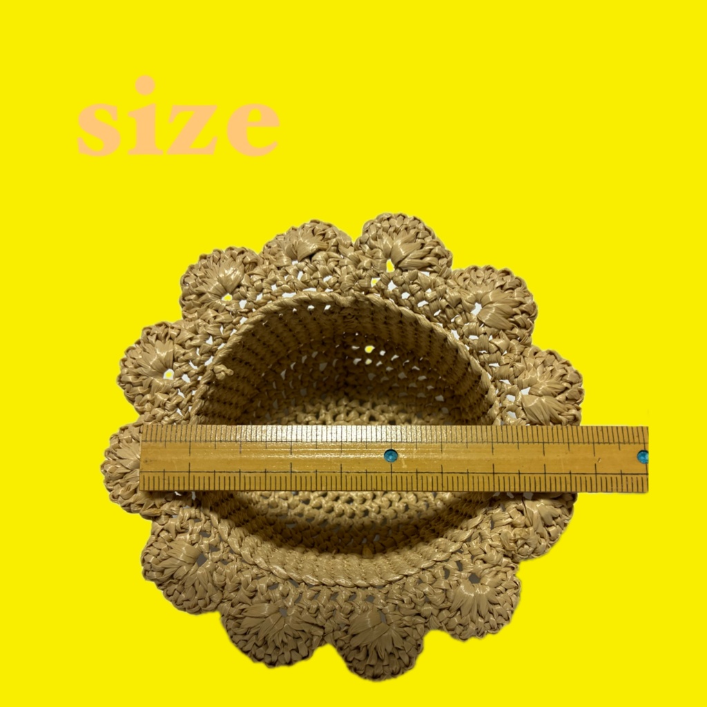 straw hat(White・Beige)