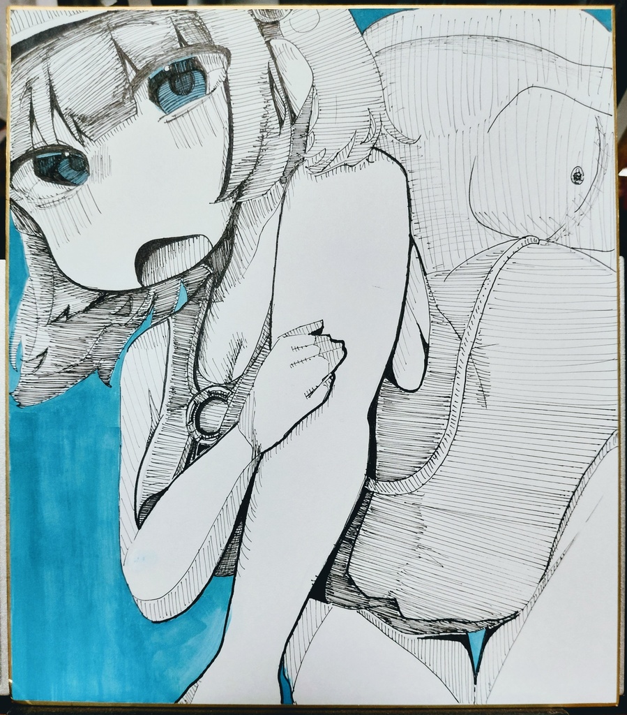 【東方Project】 河城にとり 直筆色紙