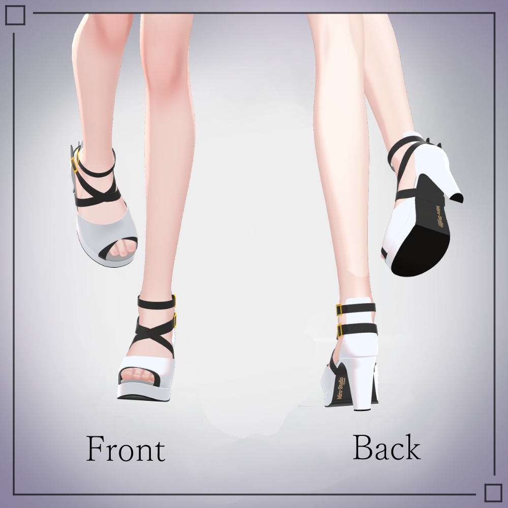 【8アバター対応】Crossbelt Heel