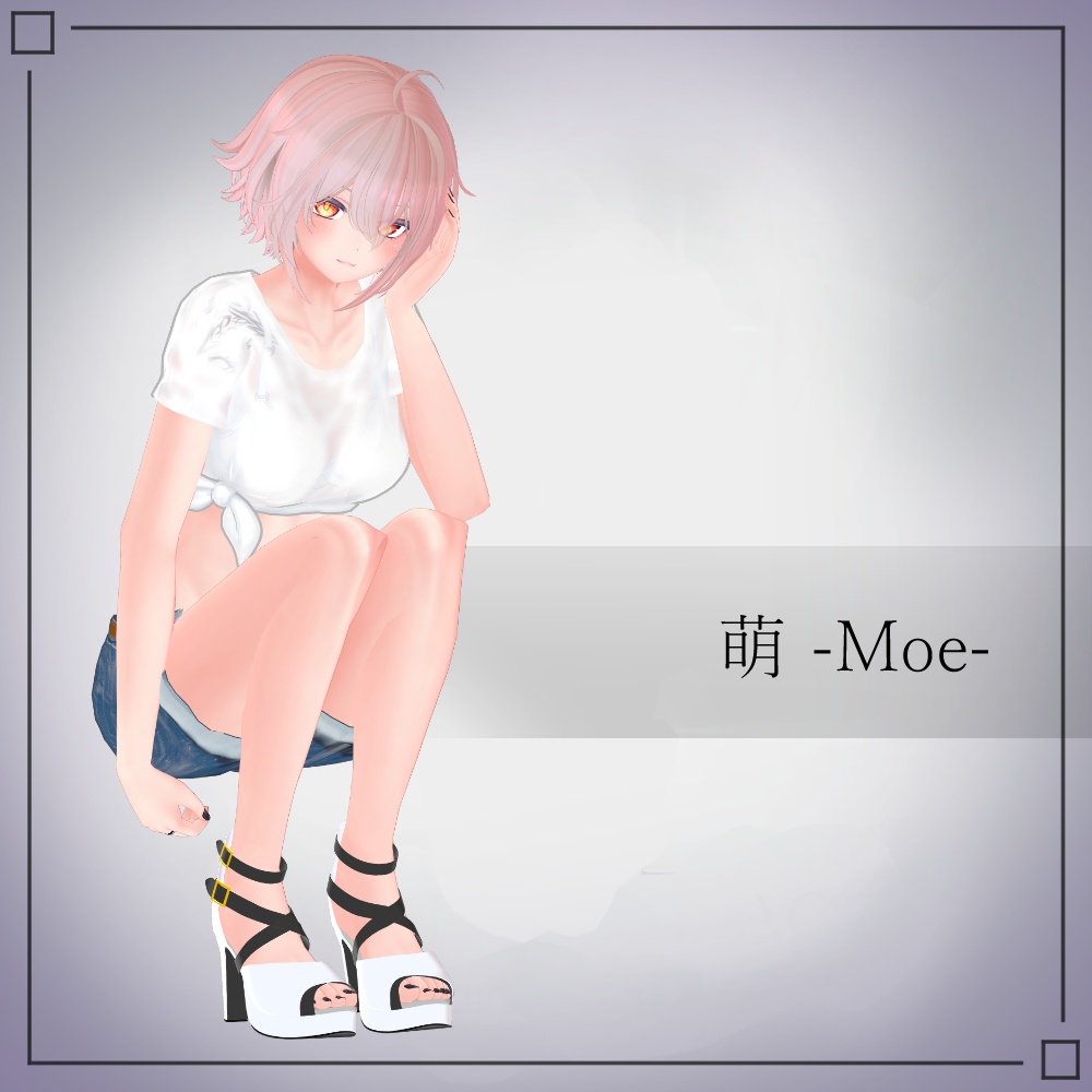 【8アバター対応】Crossbelt Heel