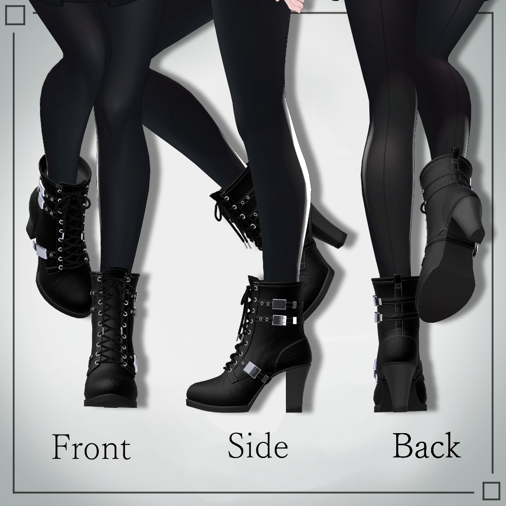 Lacebelt Heel_Boots