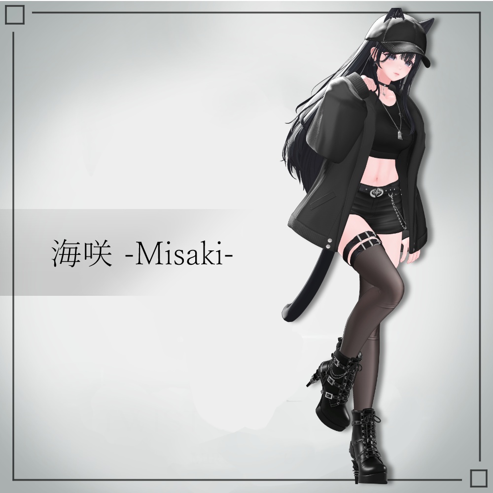 【12アバター対応】Gothic Boots【VRC衣装】