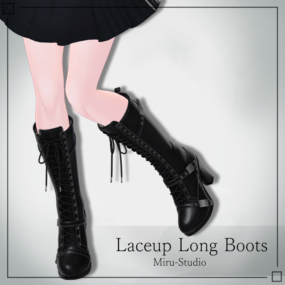 Laceup Long Boots