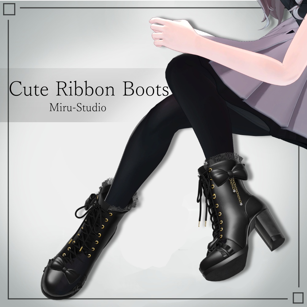 【⏰販売開始SALE⏰】Cute Ribbon Boots
