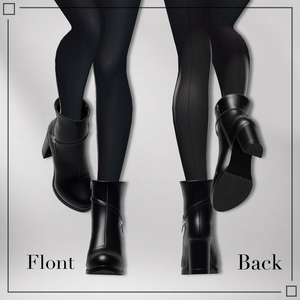 ⏰SALE⏰【10アバター対応】Claire Boots【VRC衣装】