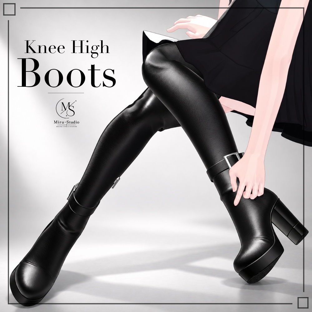 ⏰新作販売開始セール⏰ Knee High Boots【VRC衣装】