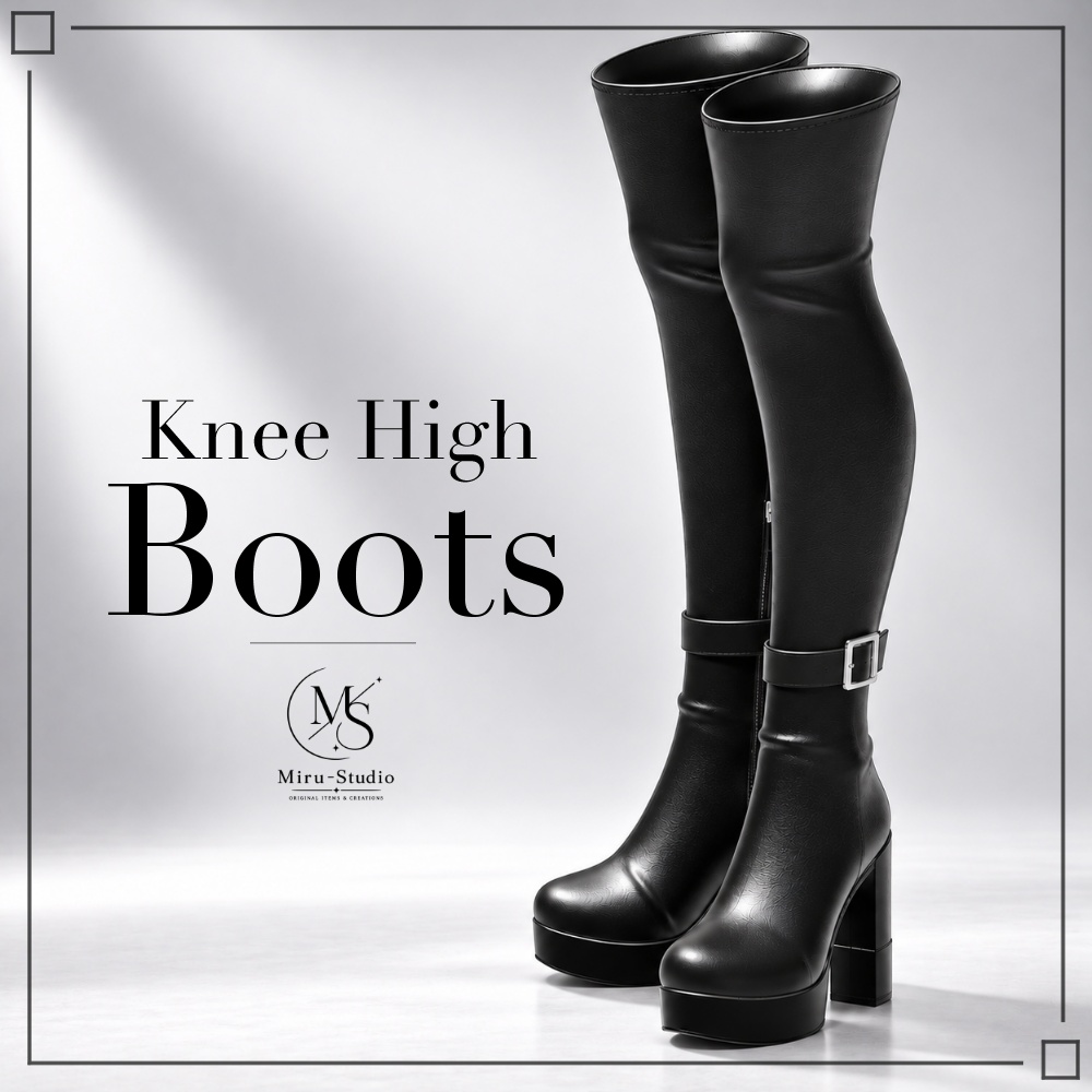 ⏰新作販売開始セール⏰ Knee High Boots【VRC衣装】