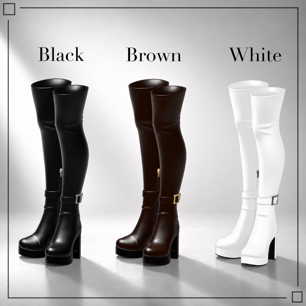 ⏰新作販売開始セール⏰ Knee High Boots【VRC衣装】