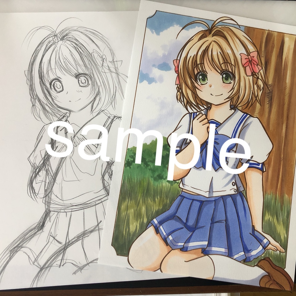 手描き同人イラスト 涼宮遙 君が望む永遠 Natu616店舗 Booth