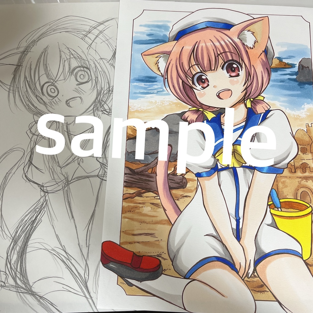 手描き同人イラスト 第四号海防艦