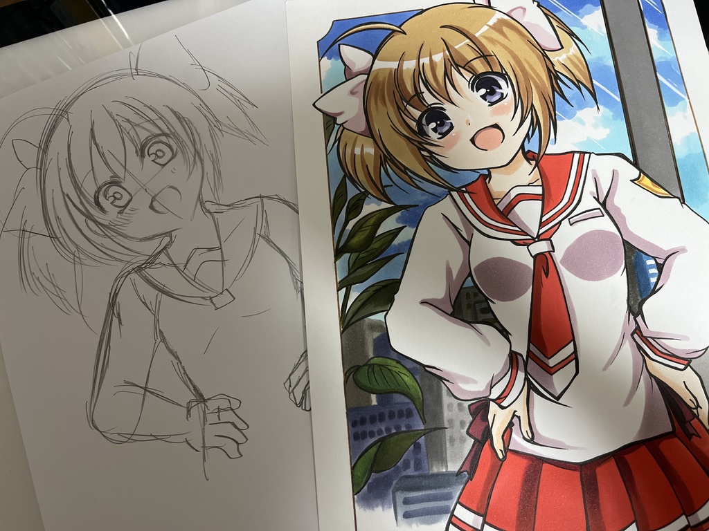 手描き同人イラスト 間宮あかり