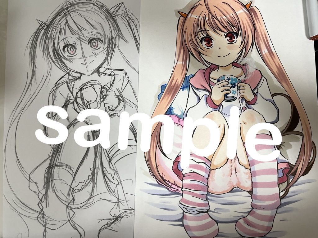 手描き同人イラスト 神崎アリア