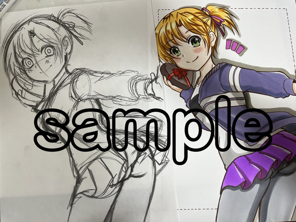 手描き同人イラスト 舞風さん