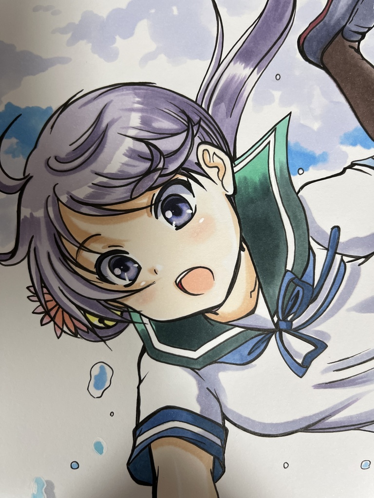 手描き同人イラスト 曙
