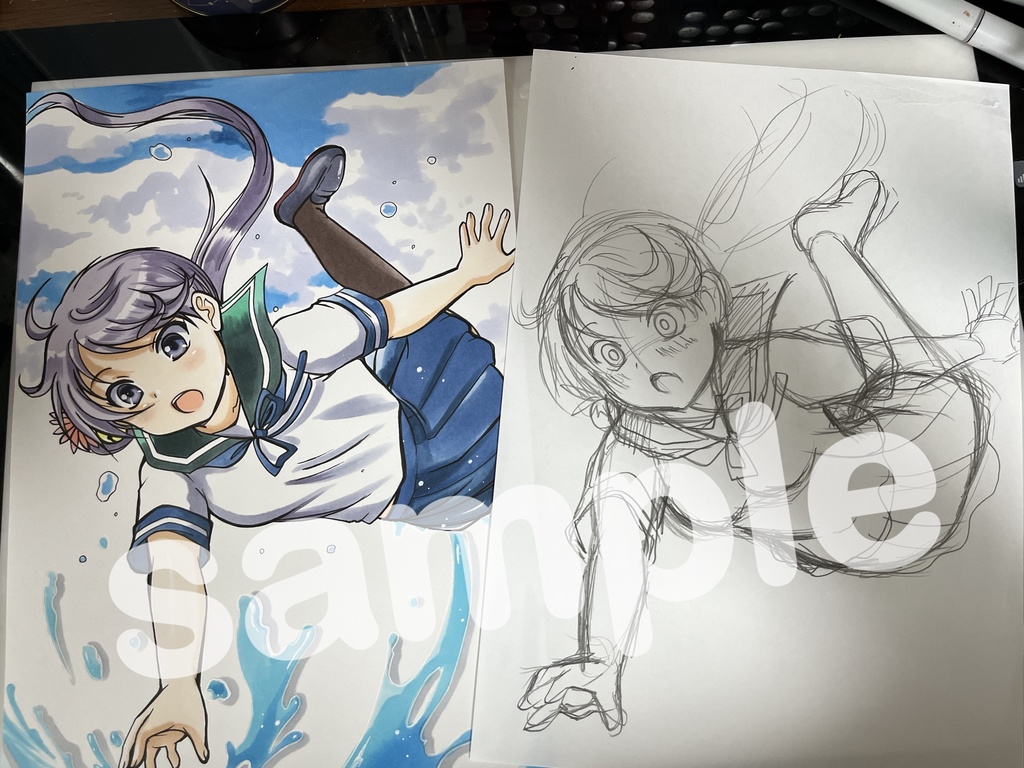 手描き同人イラスト 曙