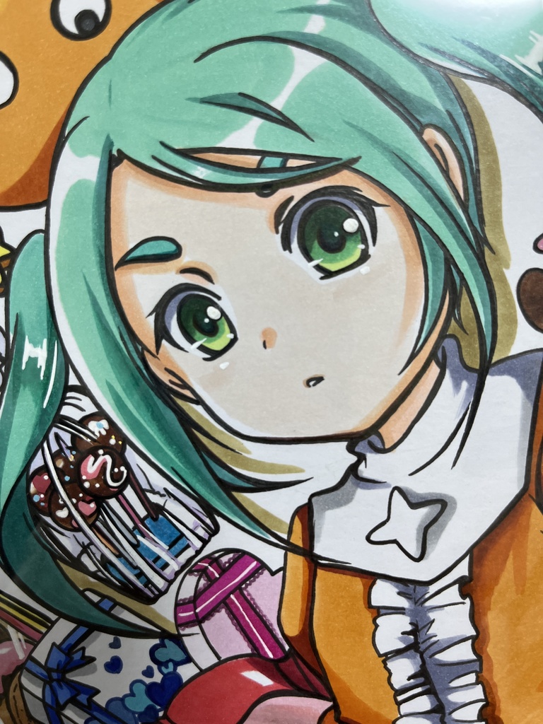 手描き同人イラスト　斧乃木余接