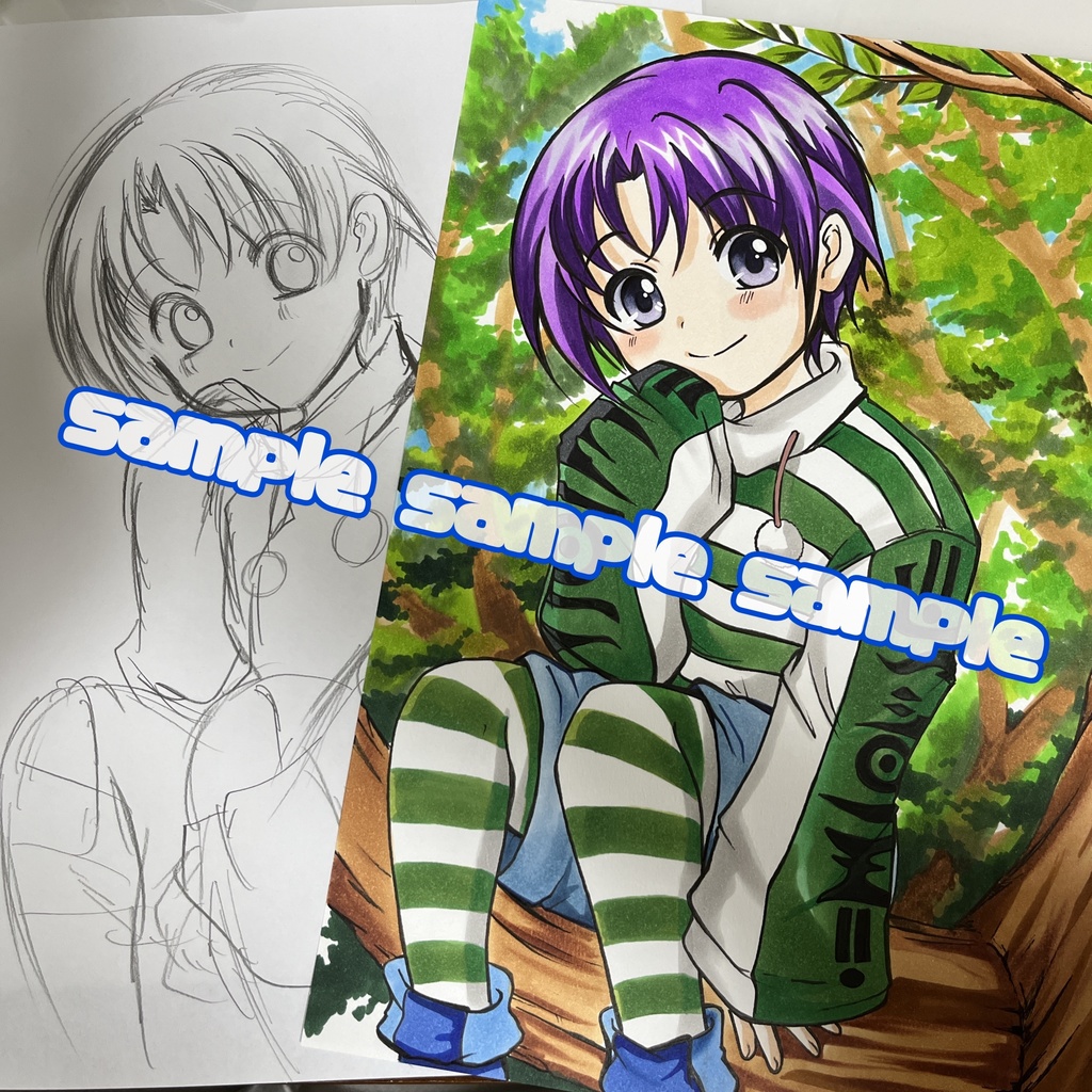 手描き同人イラスト リオ・バクスター