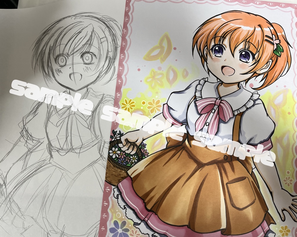 手描き同人イラスト ココア