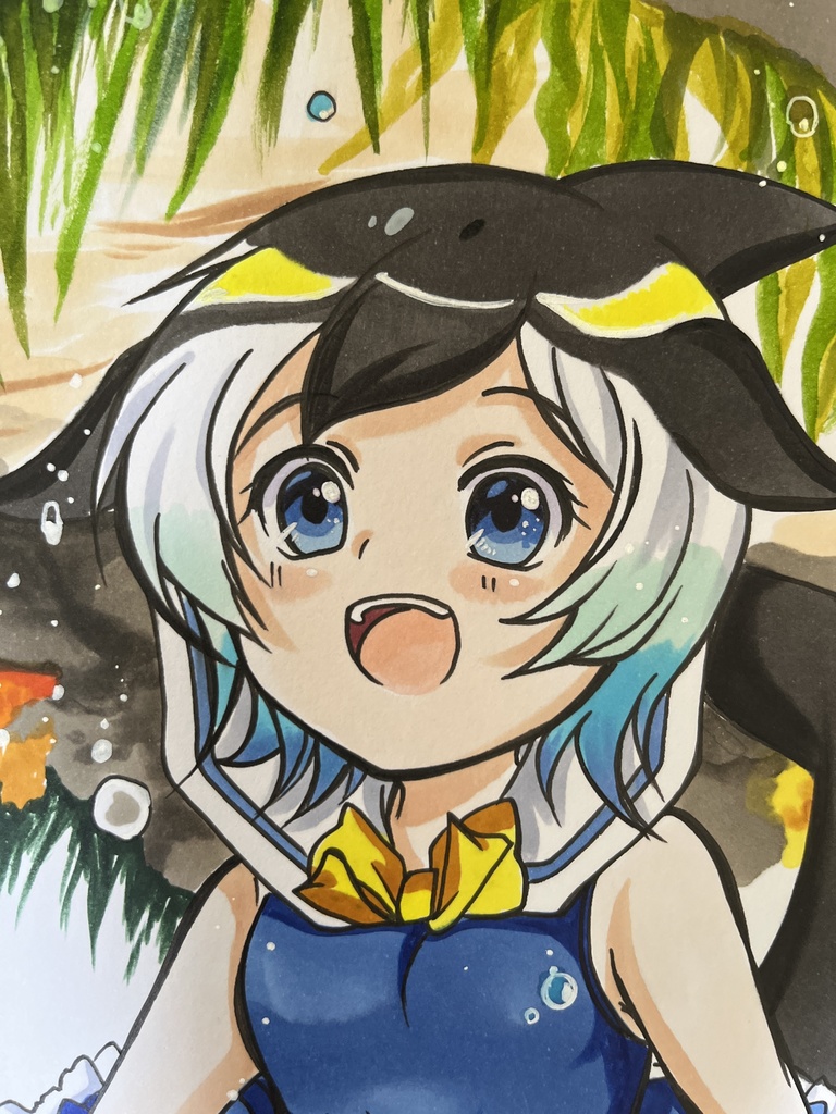 手描き同人イラスト　マイルカちゃん
