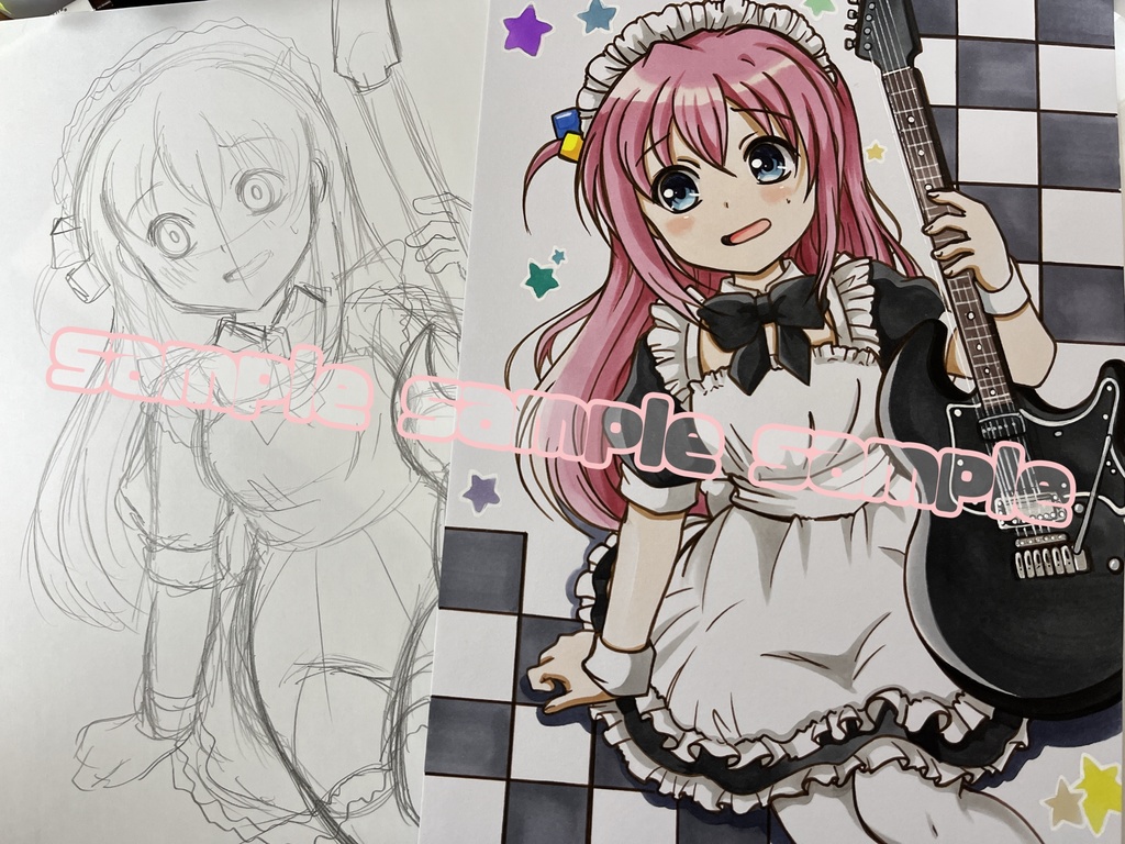 手描き同人イラスト ぼっちちゃん