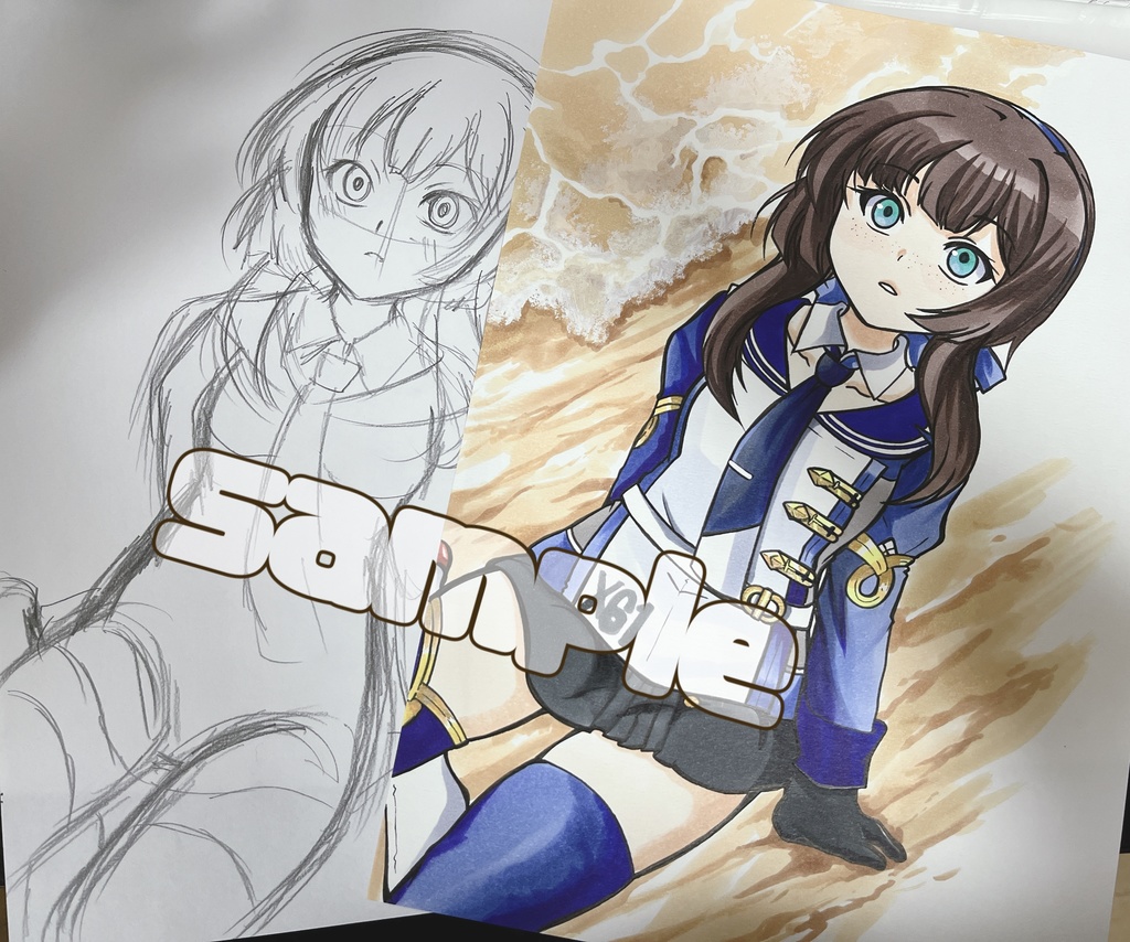 手描き同人イラスト モガドール