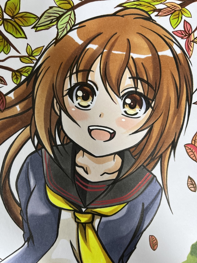 手描き同人イラスト 文月