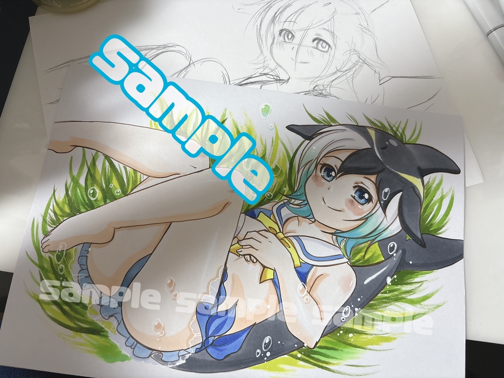 手描き同人イラスト マイルカ