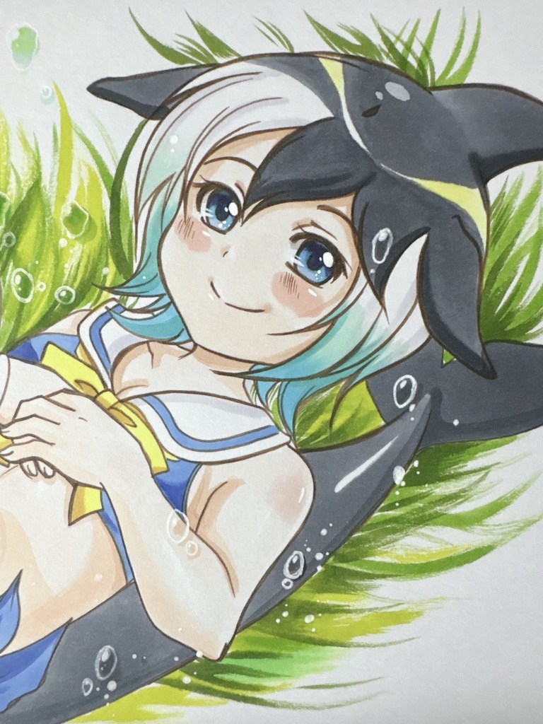 手描き同人イラスト　マイルカ