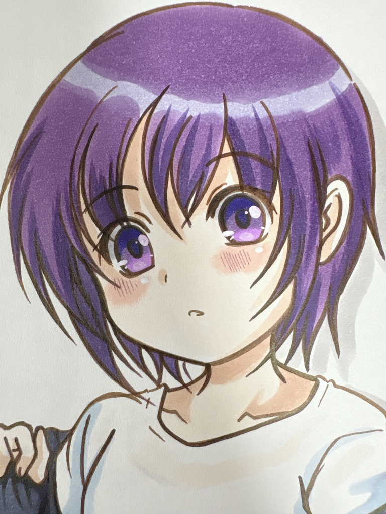 オリジナル手描きイラスト　男の子？女の子？