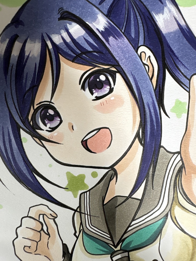 手描き同人イラスト　松浦果南