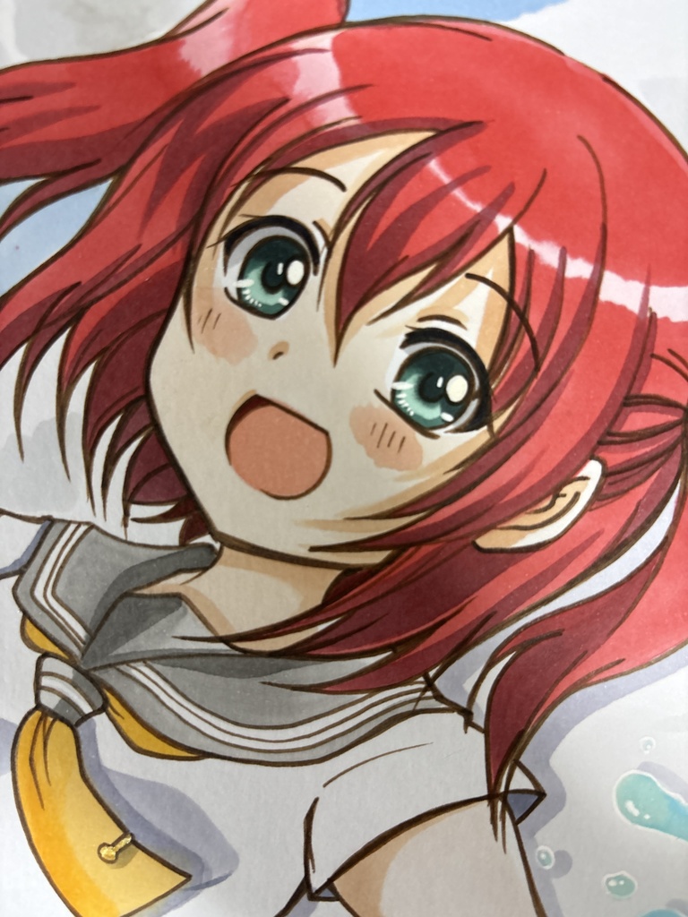 手描き同人イラスト　黒澤ルビィ