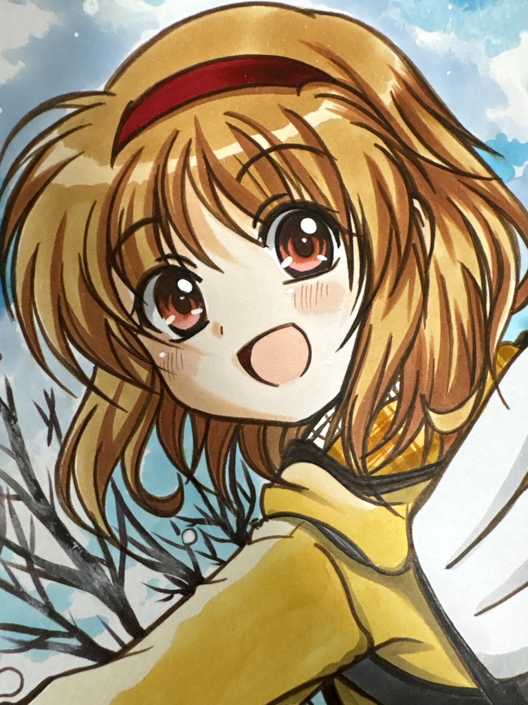 手描き同人イラスト　月宮あゆ