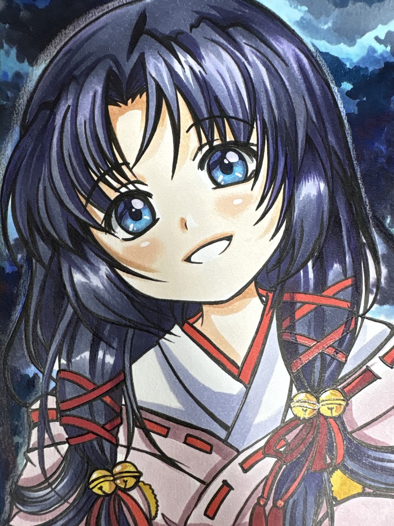 手描き同人イラスト　神奈備命