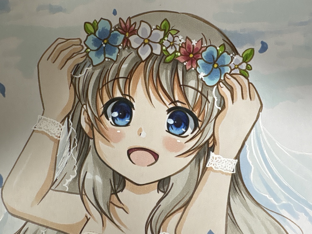 手描き同人イラスト　能美クドリャフカ