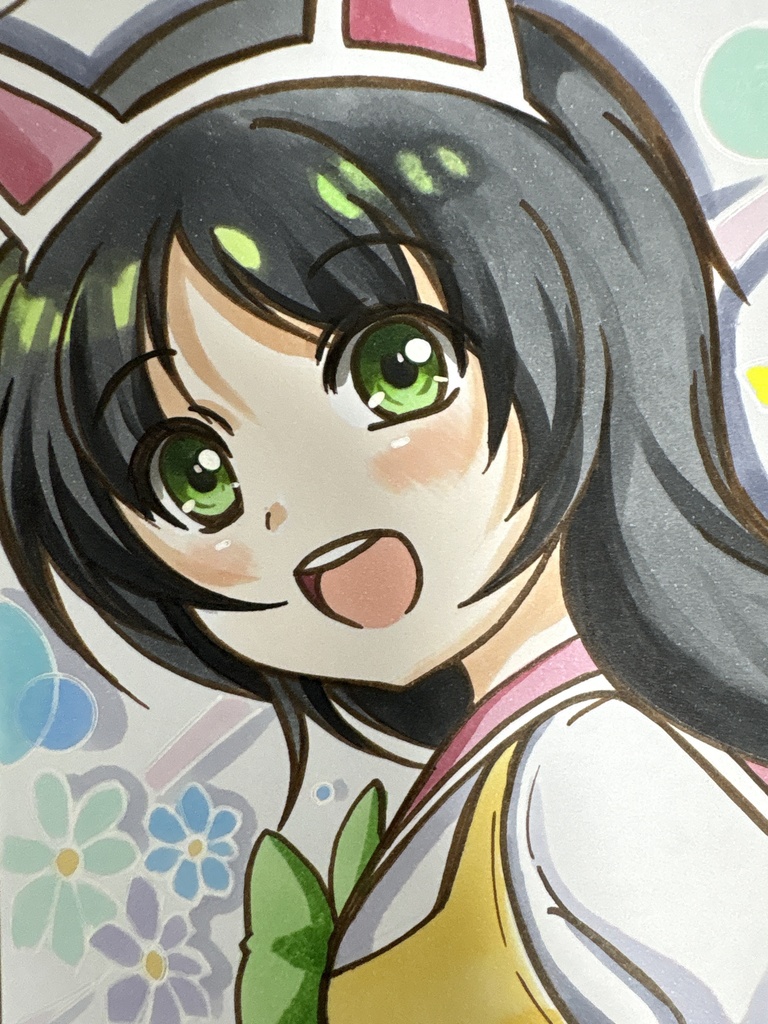 手描き同人イラスト　クルミちゃん