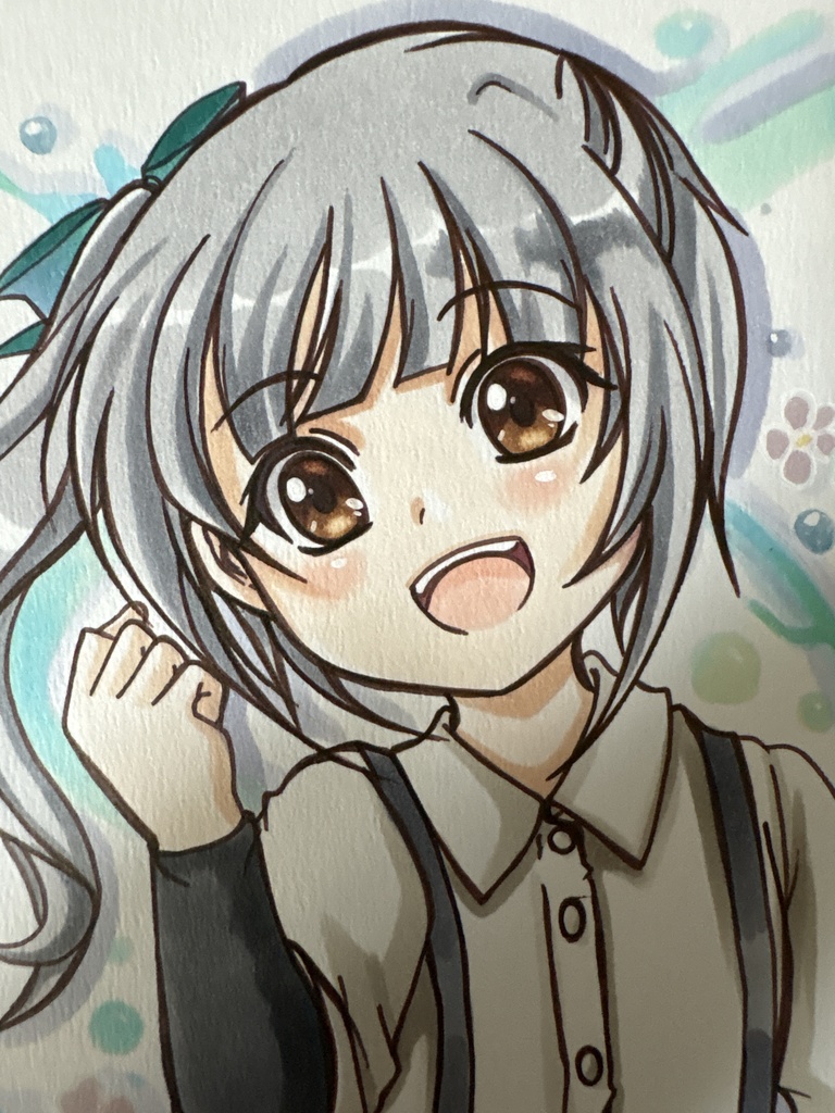 手描き同人イラスト　霞（艦これ)