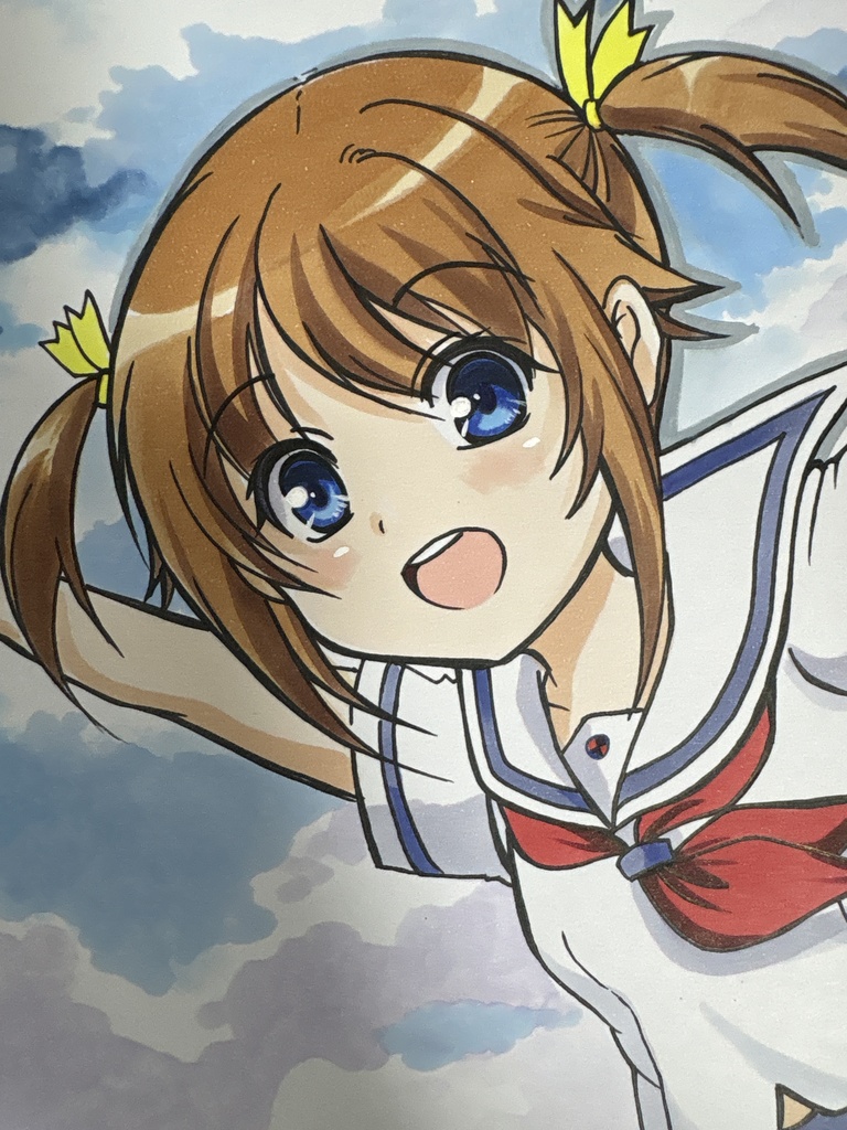 手描き同人イラスト　岬明乃 ハイスクール・フリート