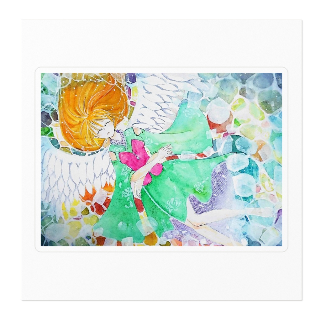 眠り姫ステッカー