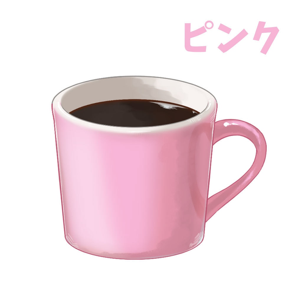 【配信素材】湯気が動くマグカップ(無地)【Vtuber向け】