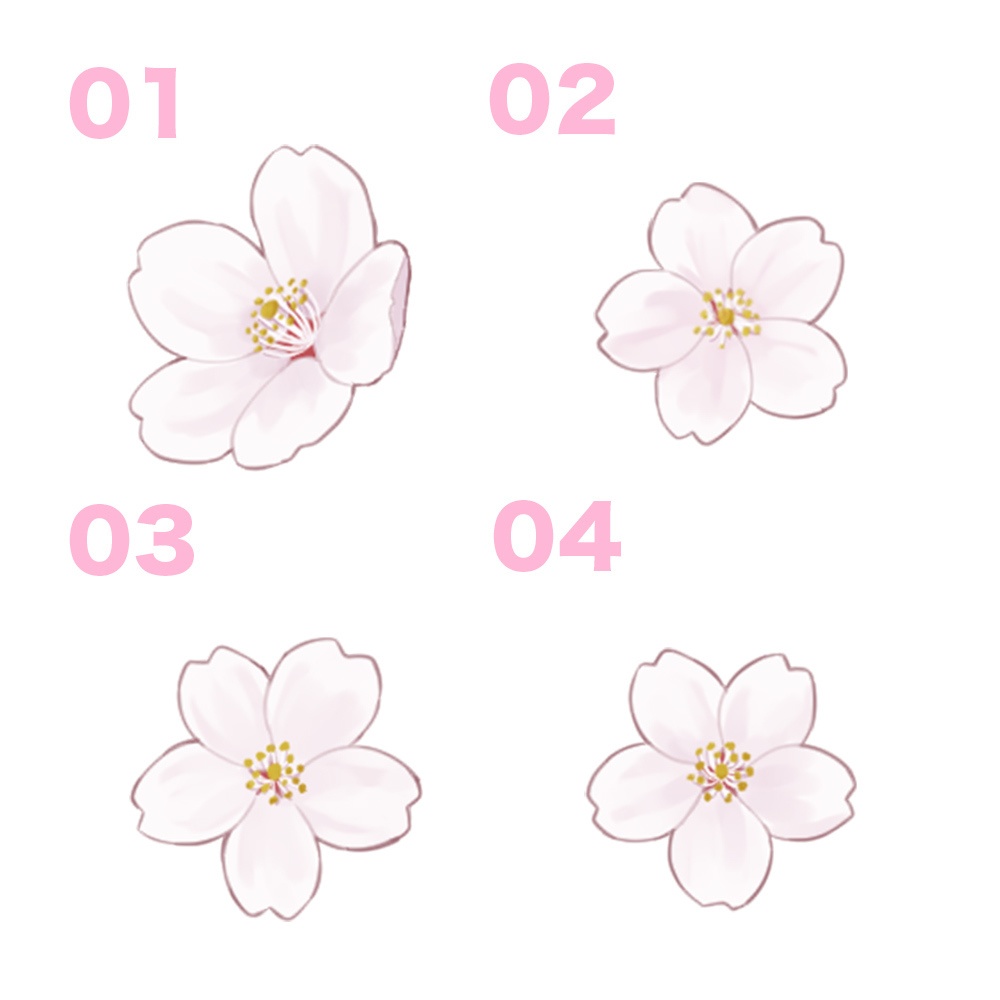 【配信素材】桜アクセサリー【Vtuber向け】