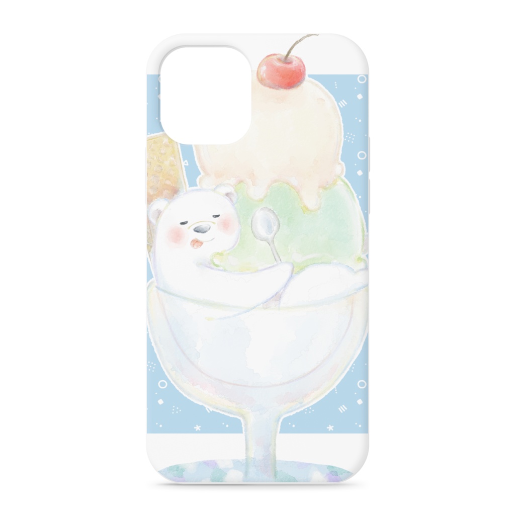 シロクマの夏休み　スマホケース　iPhone12/12 pro