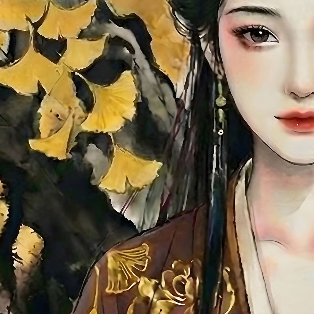 【 SV_CH005】【商用利用可】秋の花神:大喬 Da Qiao - 高精細デジタルアート