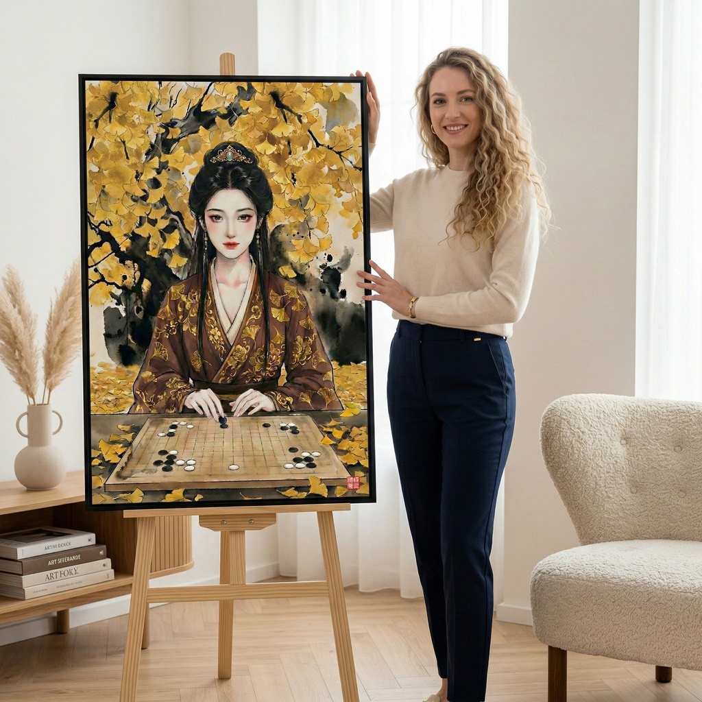 【 SV_CH005】【商用利用可】秋の花神:大喬 Da Qiao - 高精細デジタルアート