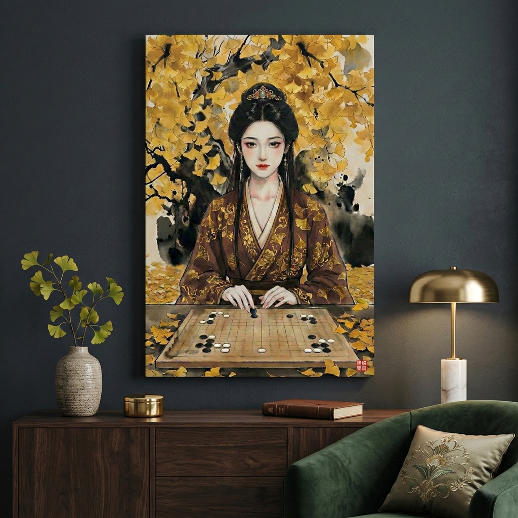 【 SV_CH005】【商用利用可】秋の花神：大喬 Da Qiao - 高精細デジタルアート