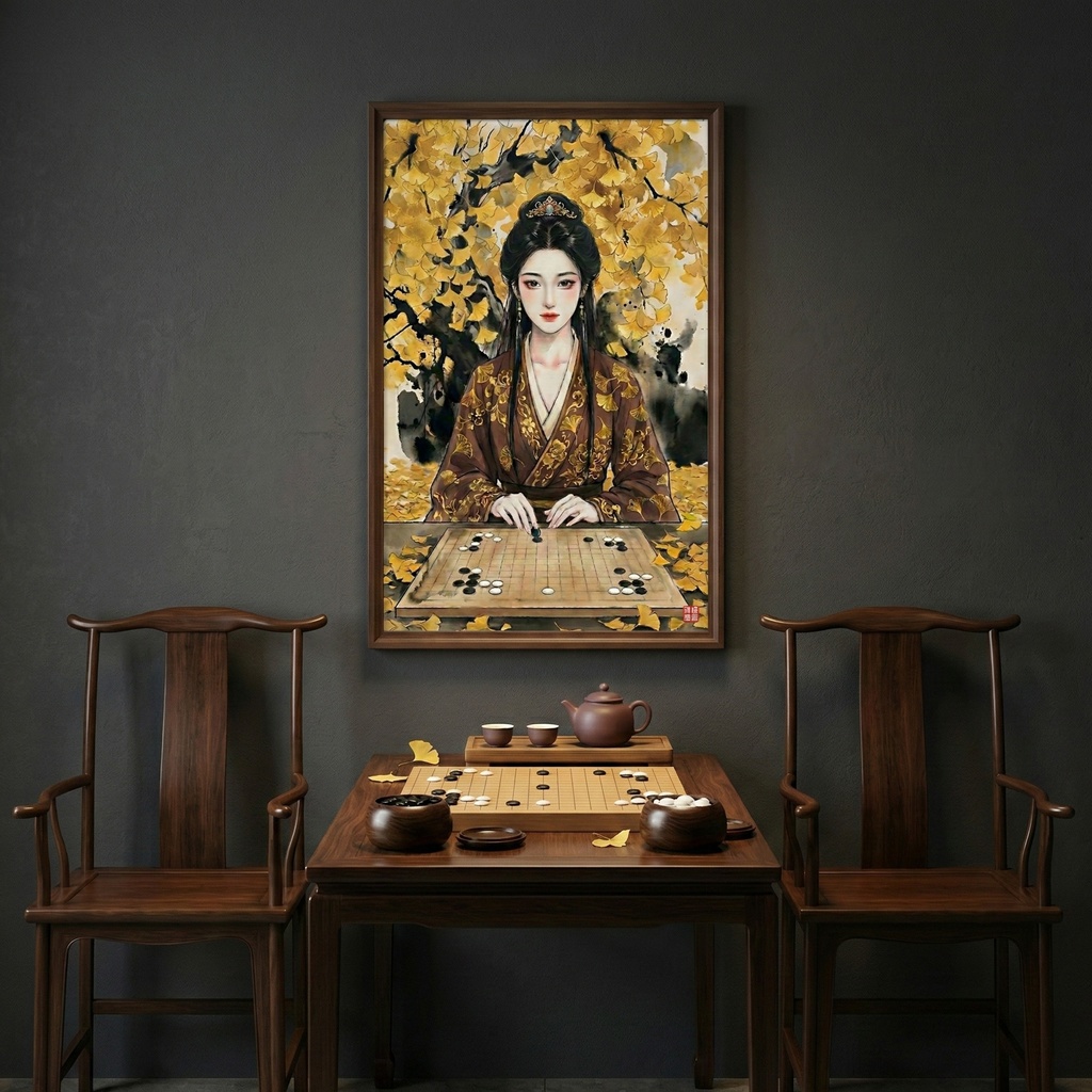 【 SV_CH005】【商用利用可】秋の花神:大喬 Da Qiao - 高精細デジタルアート