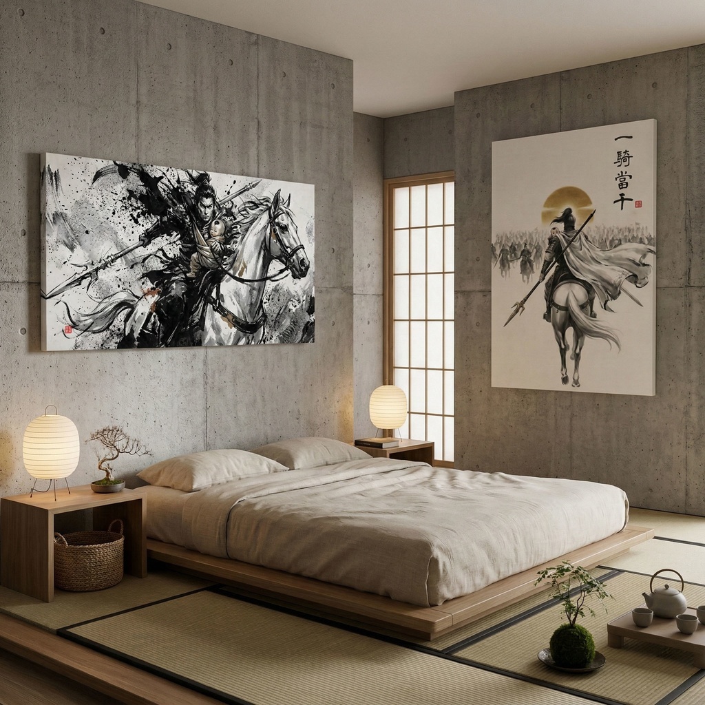 【三国志】趙雲 子龍(一身是胆)最高級水墨画アセット | Zhao Yun Ink Art (SV_TK003)(2種収録 / 商用可)